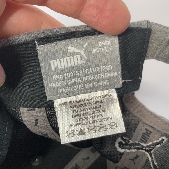 Puma knit hat gray one size fits all - Picture 5 of 6